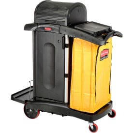 Centerline Dynamics Cleaning Cart Rubbermaid® High Security Healthcare Cleaning Cart 9T75 - FG9T7500BLA