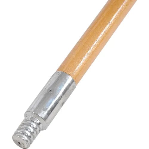 Centerline Dynamics Cleaning Tool Accessories Carlisle Metal Tip Threaded Wood Handle , 60"L x 15/16"Dia. - 4526700 - Pkg Qty 12