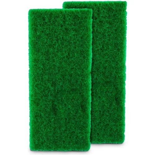 Centerline Dynamics Cleaning Tool Accessories Wall/Floor Scrubber Replacement Pads, 10-3/4 x 5-1/4, Green - 1260 - Pkg Qty 4