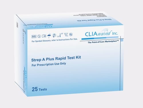 Centerline Dynamics CLIAwaived, Inc Rapid Strep A Plus Tests 25/Box