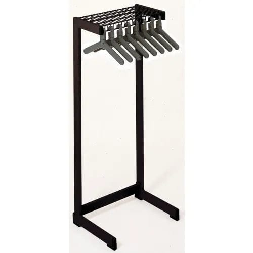 Centerline Dynamics Coat Racks & Stand 36"W Floor Rack With 12 Hangers - Black