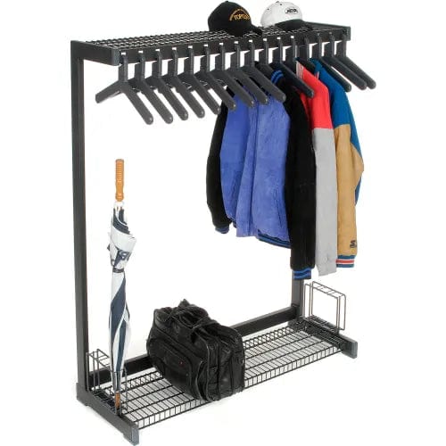 Centerline Dynamics Coat Racks & Stand 48"W Floor Rack With 16 Hangers