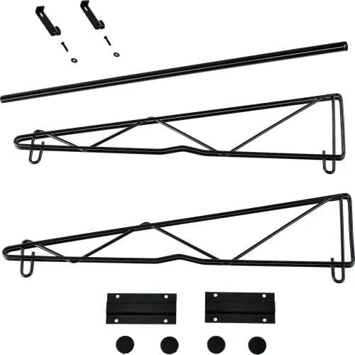 Centerline Dynamics Coat Racks & Stand Coat Rack with Bars - Wall Mount - 36"W x 24"D x 6"H