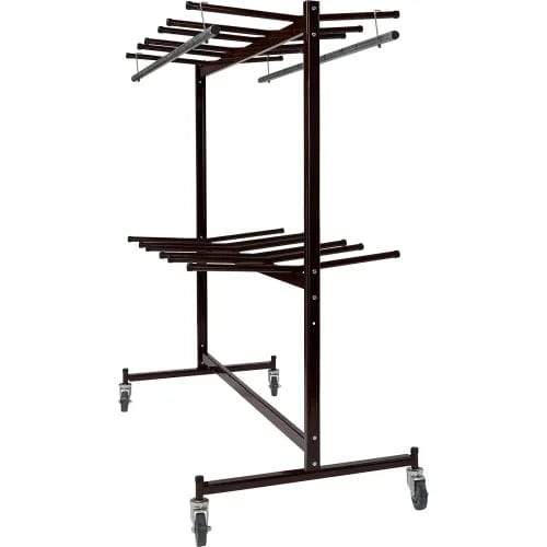 Centerline Dynamics Coat Racks & Stand Double-Tier Hanging Chair/Coat Truck, Holds 84 Chairs or 60-70 Coats