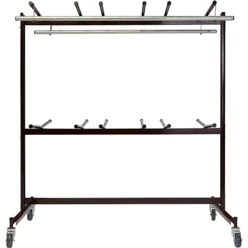 Centerline Dynamics Coat Racks & Stand Double-Tier Hanging Chair/Coat Truck, Holds 84 Chairs or 60-70 Coats