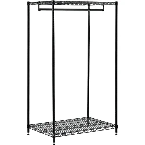 Centerline Dynamics Coat Racks & Stand Free Standing Clothes Rack - 2 Shelf - 36"W x 24"D x 63"H