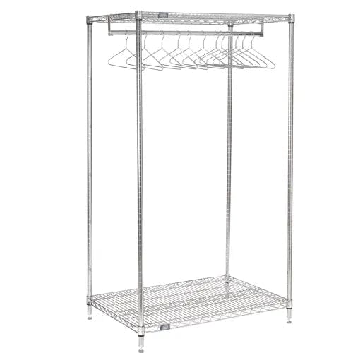 Centerline Dynamics Coat Racks & Stand Free Standing Clothes Rack - 2 Shelf - 36"W x 24"D x 63"H