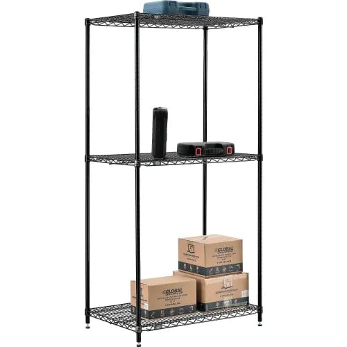 Centerline Dynamics Coat Racks & Stand Free Standing Clothes Rack - 3 Shelf - 36"W x 24"D x 74"H