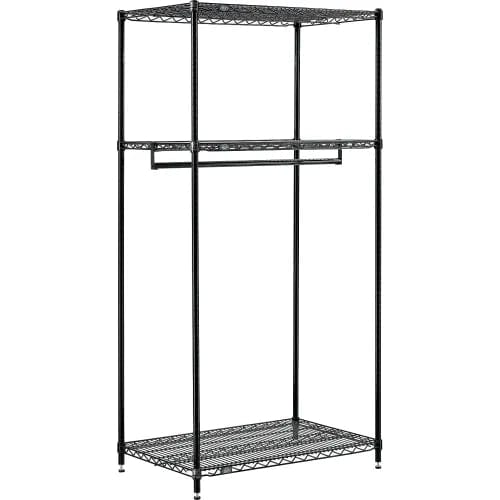 Centerline Dynamics Coat Racks & Stand Free Standing Clothes Rack - 3 Shelf - 36"W x 24"D x 74"H