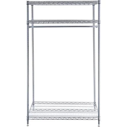 Centerline Dynamics Coat Racks & Stand Free Standing Clothes Rack - 3 Shelf - 36"W x 24"D x 74"H