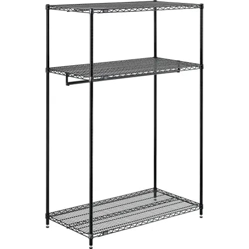 Centerline Dynamics Coat Racks & Stand Free Standing Clothes Rack - 3-Shelf - 48"W x 24"D x 74"H