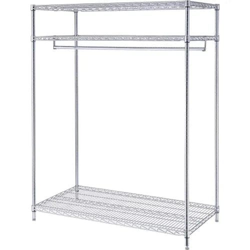 Centerline Dynamics Coat Racks & Stand Free Standing Clothes Rack - 3-Shelf - 48"W x 24"D x 74"H