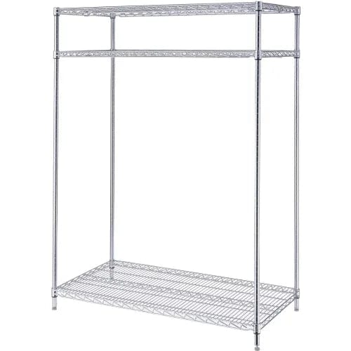 Centerline Dynamics Coat Racks & Stand Free Standing Clothes Rack - 3-Shelf - 48"W x 24"D x 74"H