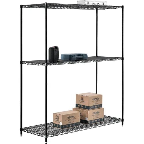 Centerline Dynamics Coat Racks & Stand Free Standing Clothes Rack - 3 Shelf - 60"W x 24"D x 74"H