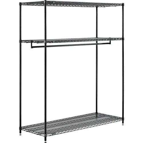 Centerline Dynamics Coat Racks & Stand Free Standing Clothes Rack - 3 Shelf - 60"W x 24"D x 74"H