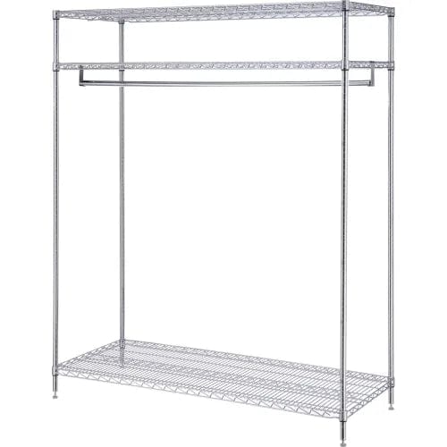 Centerline Dynamics Coat Racks & Stand Free Standing Clothes Rack - 3 Shelf - 60"W x 24"D x 74"H