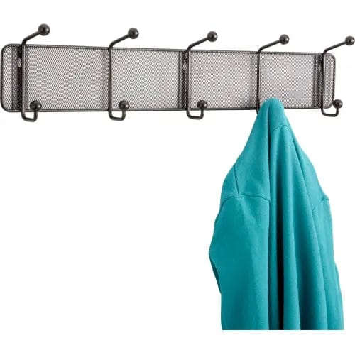 Centerline Dynamics Coat Racks & Stand Onyx Mesh Wall Rack - 5 Hook (Qty. 6)