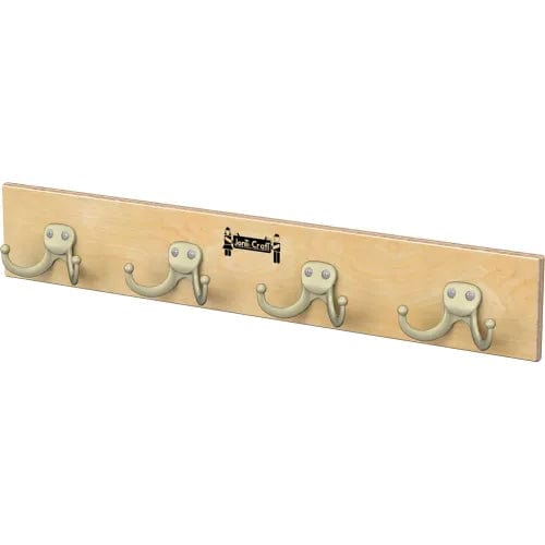 Centerline Dynamics Coat Racks & Stand Wall Mount Coat Rail - 4 Hooks