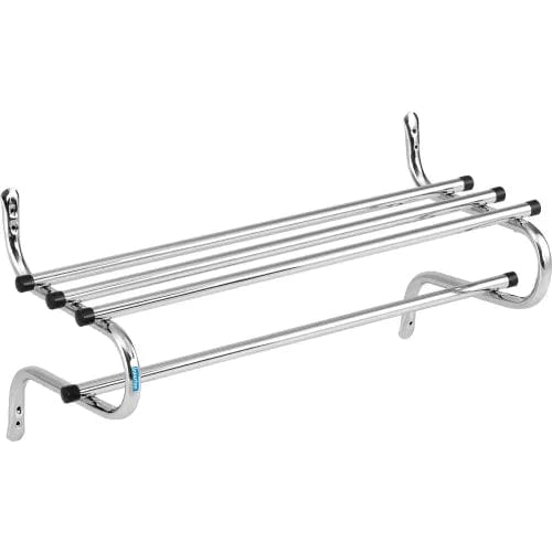 Centerline Dynamics Coat Racks & Stand Wall Mount Coat & Towel Rack With Shelf, 36"W, Chrome