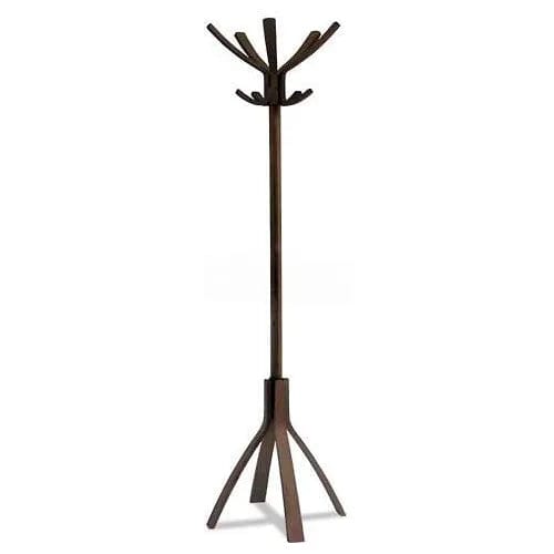 Centerline Dynamics Coat Racks & Stand Wood Coat Stand, Ten Pegs/Five Hooks, Espresso Brown