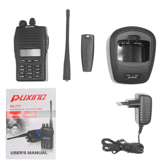 Centerline Dynamics Communication Device Puxing PX-777 Handheld 2 Way Radio Scrambler