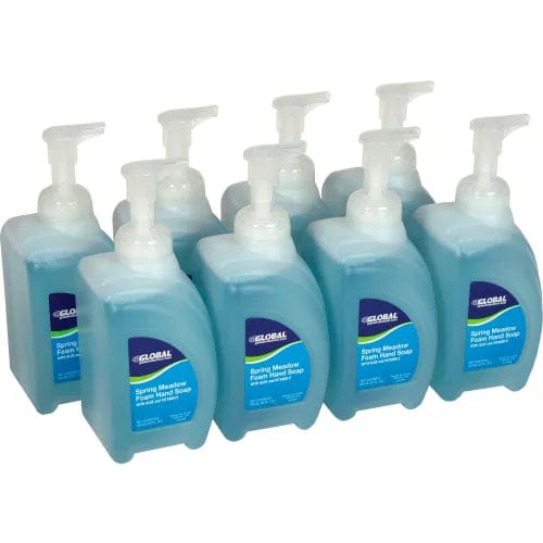 Centerline Dynamics Consumable & Disposable Spring Meadow Foam Hand Soap Pump Bottle, Floral Scent, 32 oz. Bottle-8/Case