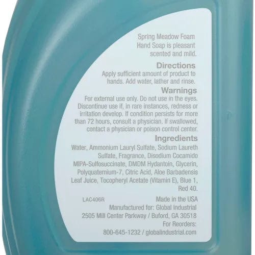 Centerline Dynamics Consumable & Disposable Spring Meadow Foam Hand Soap Pump Bottle, Floral Scent, 32 oz. Bottle-8/Case