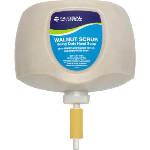 Centerline Dynamics Consumable & Disposable Walnut Scrub Heavy Duty Hand Cleaner, Rainforest Scent, 2L Refill - 4/Case