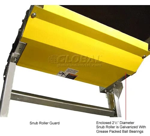 Centerline Dynamics Conveyors Omni Metalcraft Powered 12"W x 10'L Belt Conveyor with 6"H Side Rails