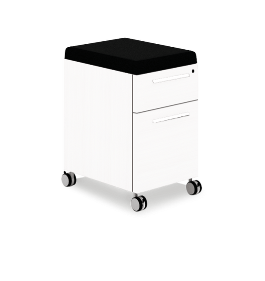 Centerline Dynamics CorpDesign Furniture CorpDesign Deluxe Mobile Pedestal Blanco