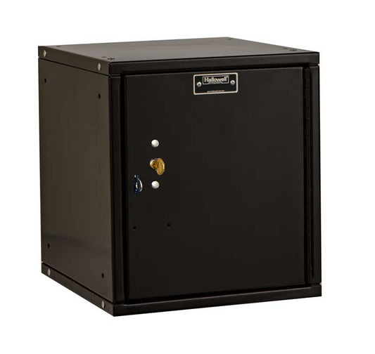 Centerline Dynamics Cubix Lockers Black / Assembled Hallowell Cubix Modular Locker w/Ventilated Door 12"W x 12"D x 12"H Single Tier