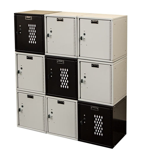 Centerline Dynamics Cubix Lockers Hallowell Cubix Modular Locker w/Solid Door 12"W x 12"D x 12"H Single Tier 1-Wide