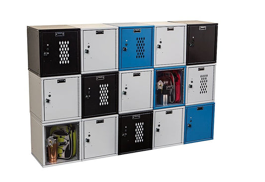 Centerline Dynamics Cubix Lockers Hallowell Cubix Modular Locker w/Solid Door 12"W x 12"D x 12"H Single Tier 1-Wide