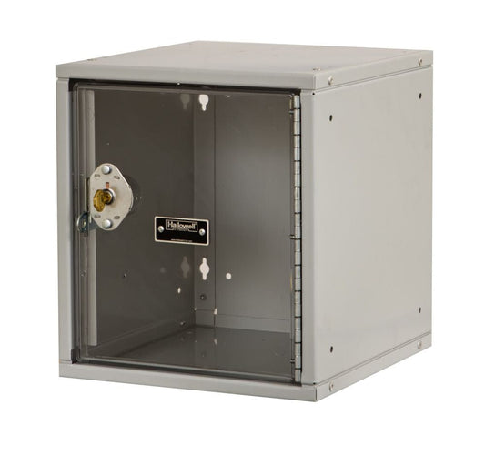 Centerline Dynamics Cubix Lockers Light Gray / Assembled Hallowell Cubix Modular Locker w/SVP Door 12"W x 12"D x 12"H Single Tier, 1-Wide, Knock-Down