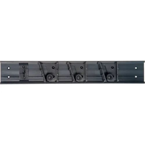 Centerline Dynamics Dispensers & Organizers Carlisle Roll 'N Grip™ Holder System, Black, 18", 1 Hook/3 Rollers - 4073100 - Pkg Qty 12