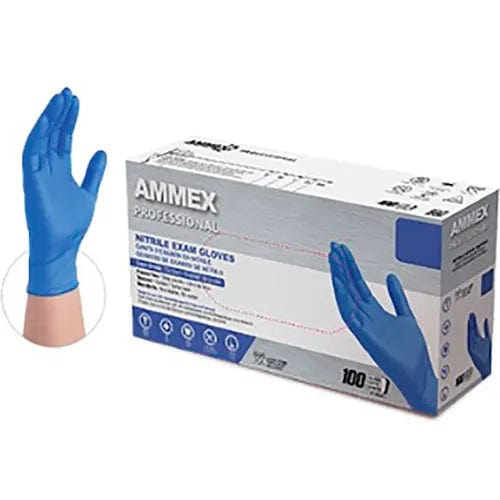 Centerline Dynamics Disposable Gloves Disposable Nitrile Exam Gloves, Powder Free, S, Blue, 1000/Case