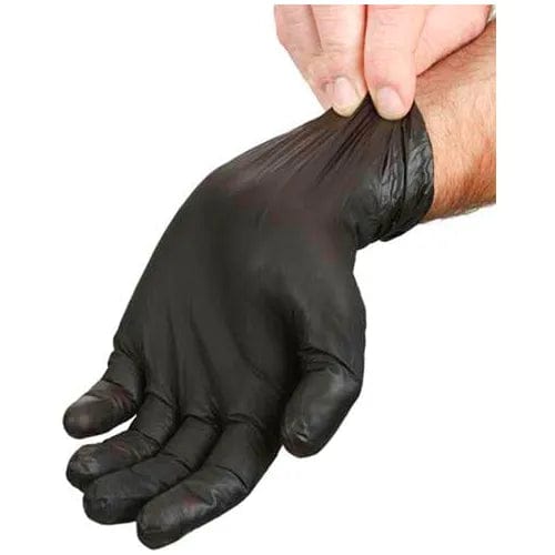 Centerline Dynamics Disposable Gloves Industrial Grade Nitrile Gloves, Powder-Free, Black, X-Large, 1000/Case