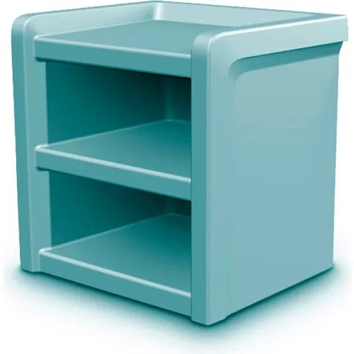 Centerline Dynamics Dresser & Nightstands Night Stand Plain Top, 21" x 18", Blue Gray