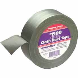 Centerline Dynamics Duct Tape Venture Tape™ #1500 Cloth Duct Tape, 2 in. x 60 Yards, White, 1 Roll