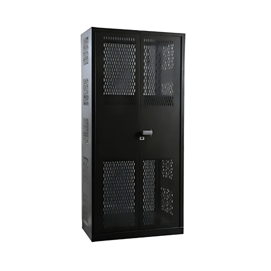 Centerline Dynamics Duratough™ All Welded Cabinets Classic Hallowell DuraTough Storage Cabinet, Ventilated Series, Extra Heavy-Duty, 36"W x 24"D x 78"H, Single Tier, Double Door , 1-Wide