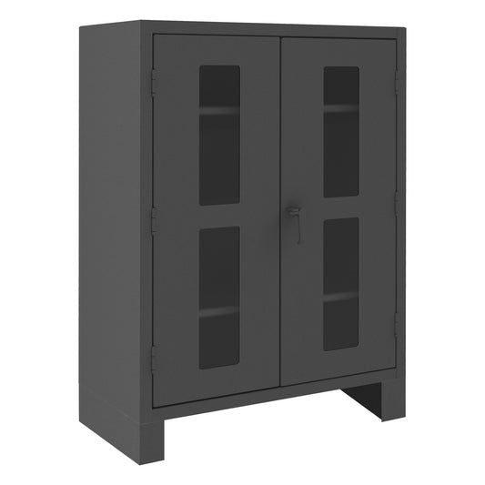 Centerline Dynamics Durham Clearview Cabinets Durham Clearview Cabinet, 12 Gauge, 3 Shelves, 48 x 24 x 66