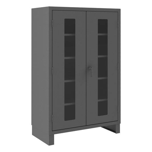 Centerline Dynamics Durham Clearview Cabinets Durham Clearview Cabinet, 12 Gauge, 4 Shelves, 48 x 24 x 78