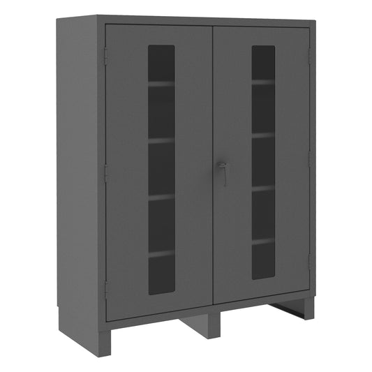 Centerline Dynamics Durham Clearview Cabinets Durham Clearview Cabinet, 12 Gauge, 4 Shelves, 60 x 24 x 78