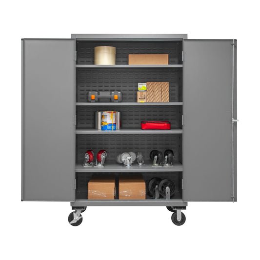 Centerline Dynamics Durham Mobile Cabinet, 14 Gauge, 4 Adjustable Shelves