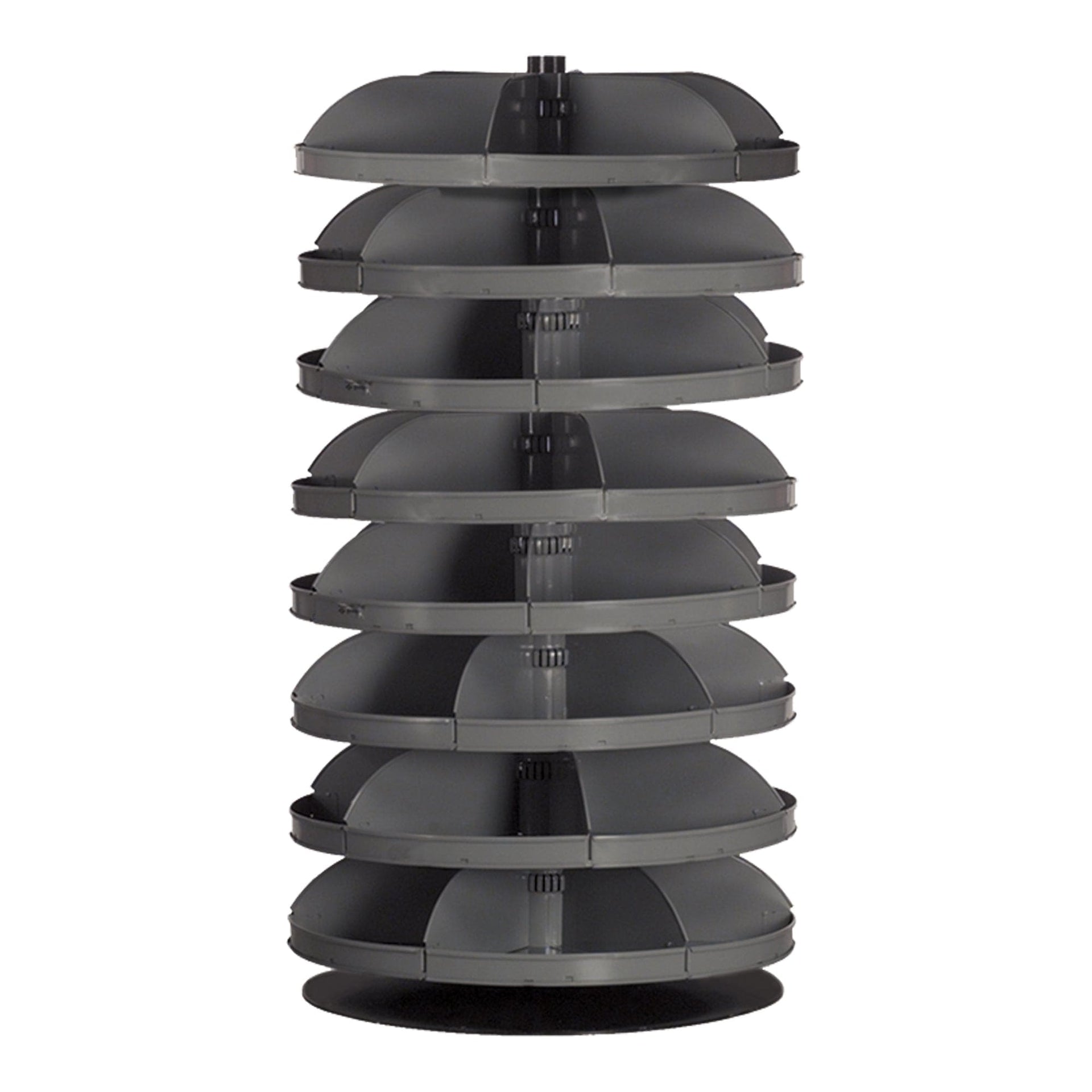 Rotabin Rack Durham 34″ Revolving Rotabin, 8 Shelves– Centerline Dynamics