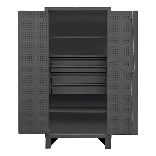 Centerline Dynamics Durham Speciality Cabinets Durham Cabinet, 12 Gauge, 3 Shelves, 4 Drawers, 36 x 24 x 78