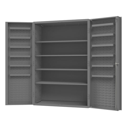 Centerline Dynamics Durham Speciality Cabinets Durham Cabinet, 14 Gauge, 4 Shelves, 12 Door Trays, 48 x 24 x 72