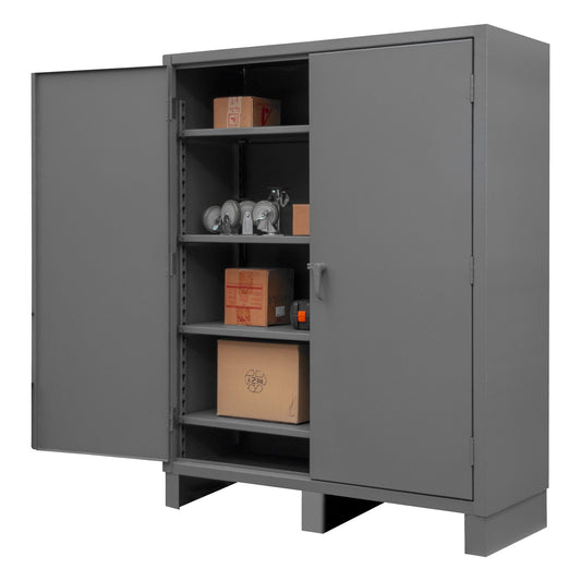 Centerline Dynamics Durham Speciality Cabinets Durham Wardrobe Cabinet, 5 Shelves, Hanger Bar, 60 x 24 x 78