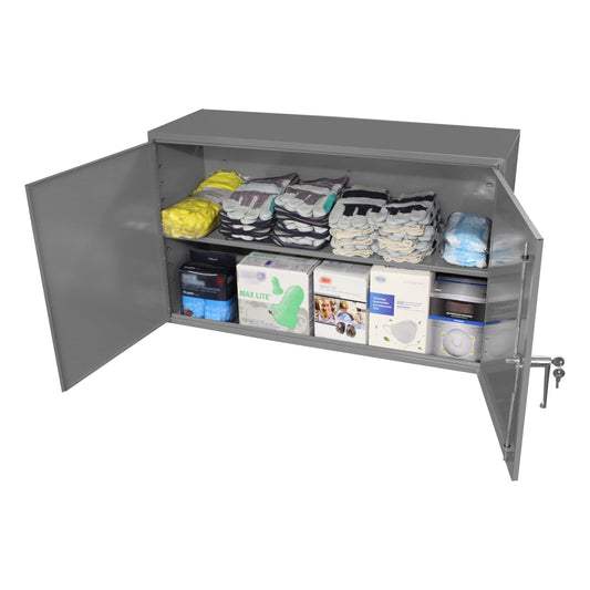 Centerline Dynamics Durham Specialty Storage Durham Utility Cabinet, 1 Adjustable Shelf, 35-5/16 x 11-7/8 x 21-7/16