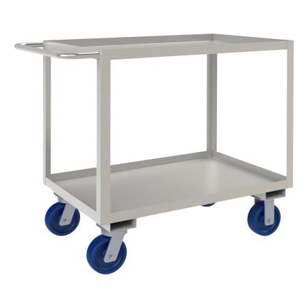 Centerline Dynamics Durham Stock Carts Durham Stainless Steel Stock Cart, 2 Shelves